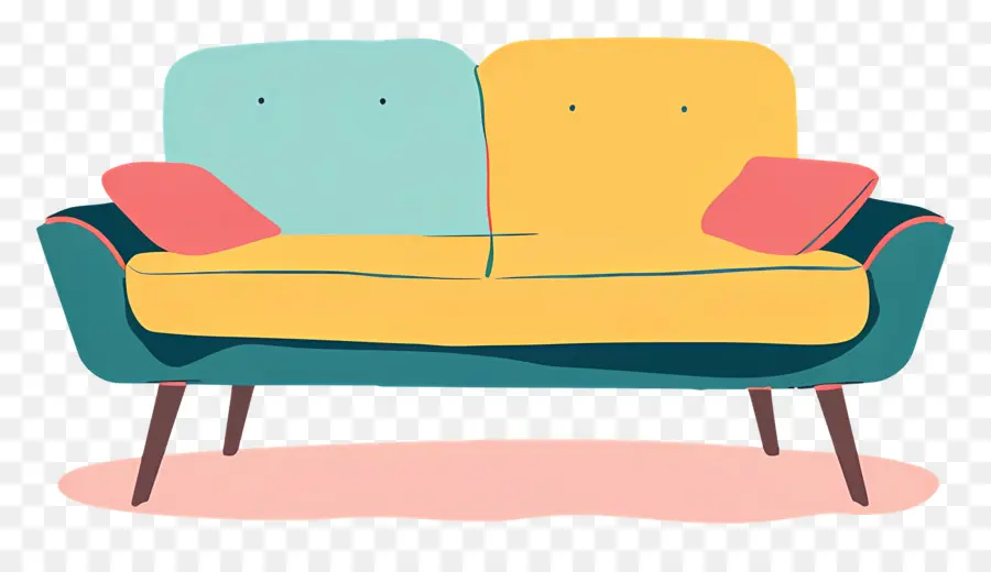 Sillón，Sillón Colorido PNG