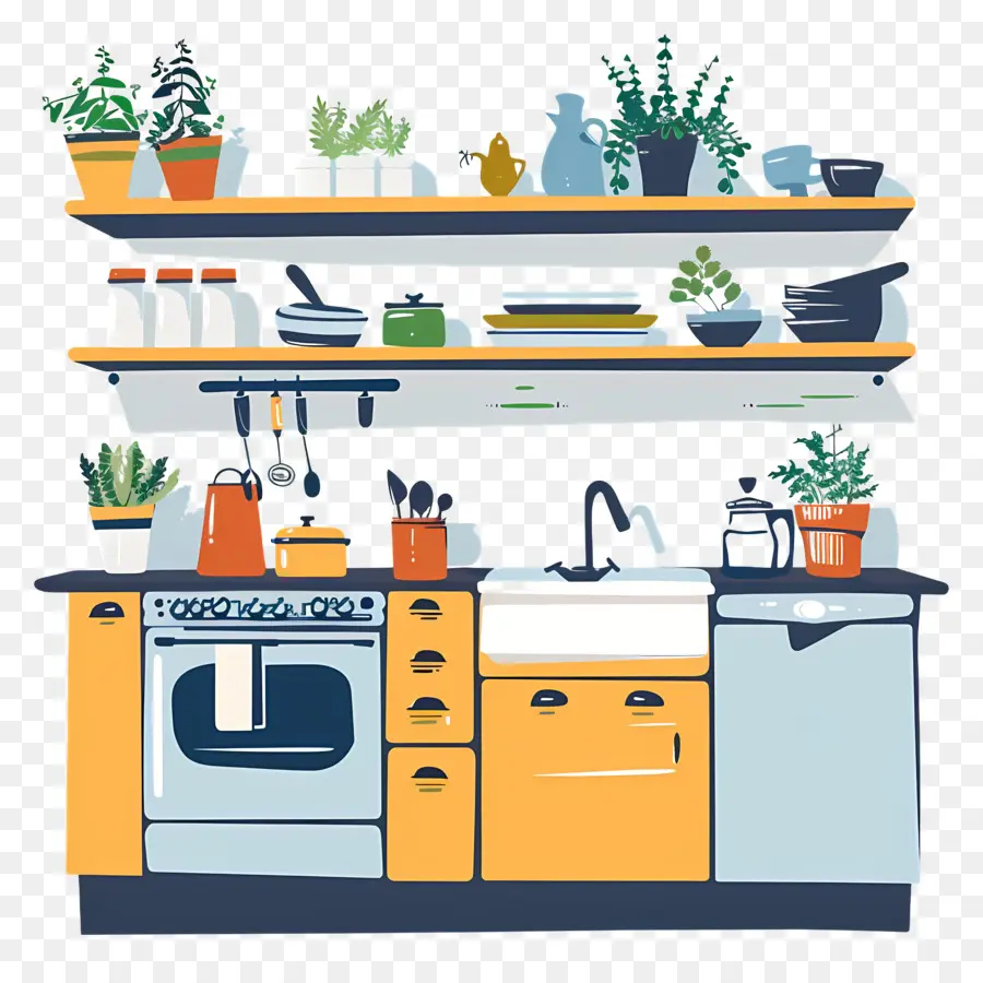 Cocina，Cocina Moderna PNG