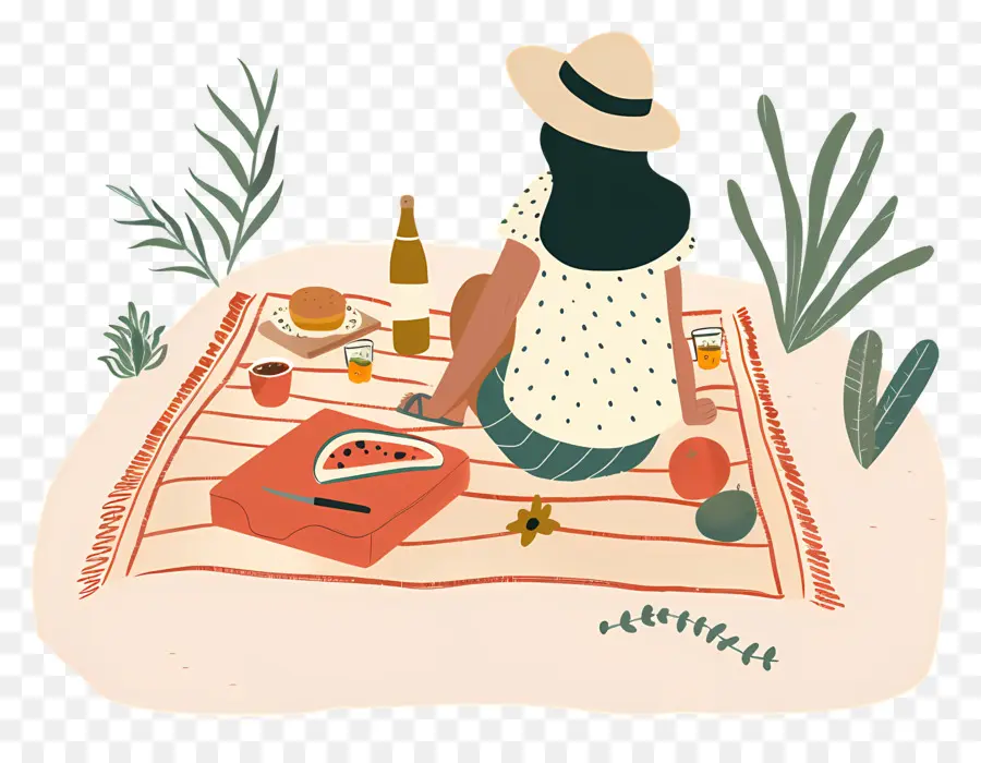 Picnic De Verano，Paisaje Del Desierto PNG