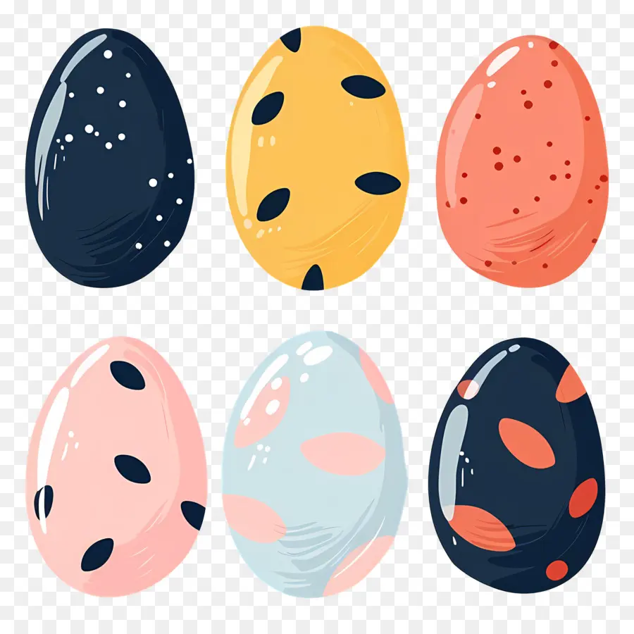 Los Huevos De Pascua，Polkadot PNG