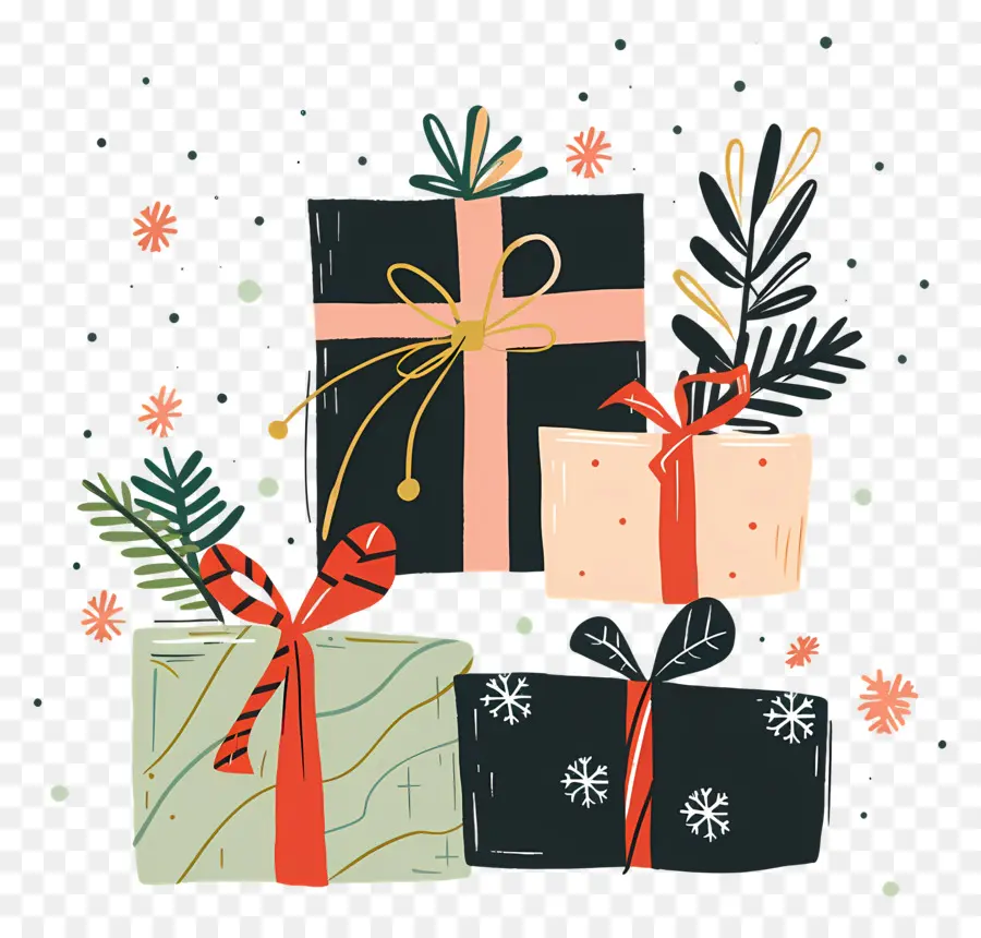 Regalos De Navidad，Christmas Presenta PNG