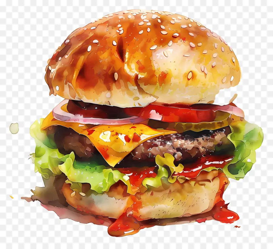 Hamburgo，Hamburguesa Con Queso PNG