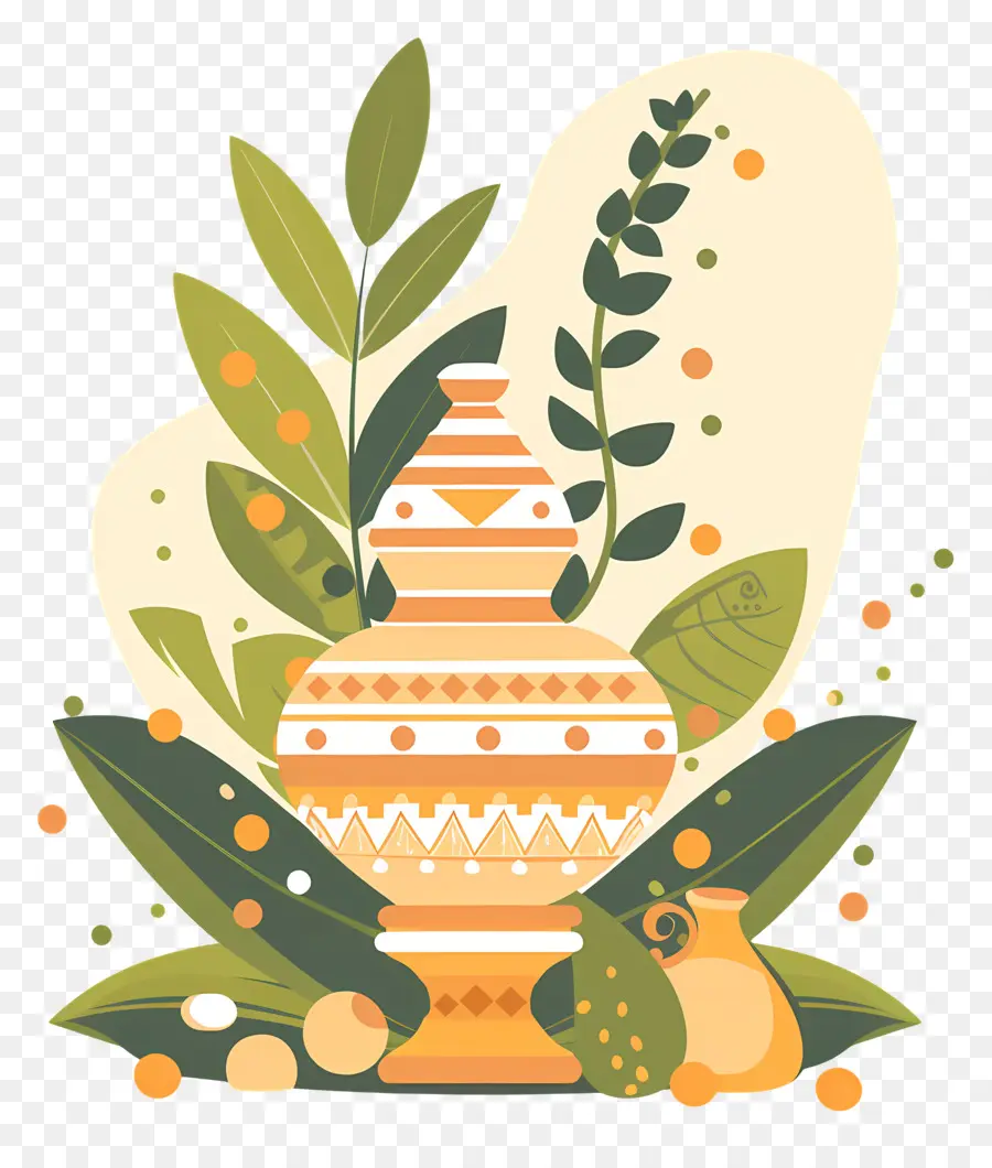 Ugadi，Florero PNG