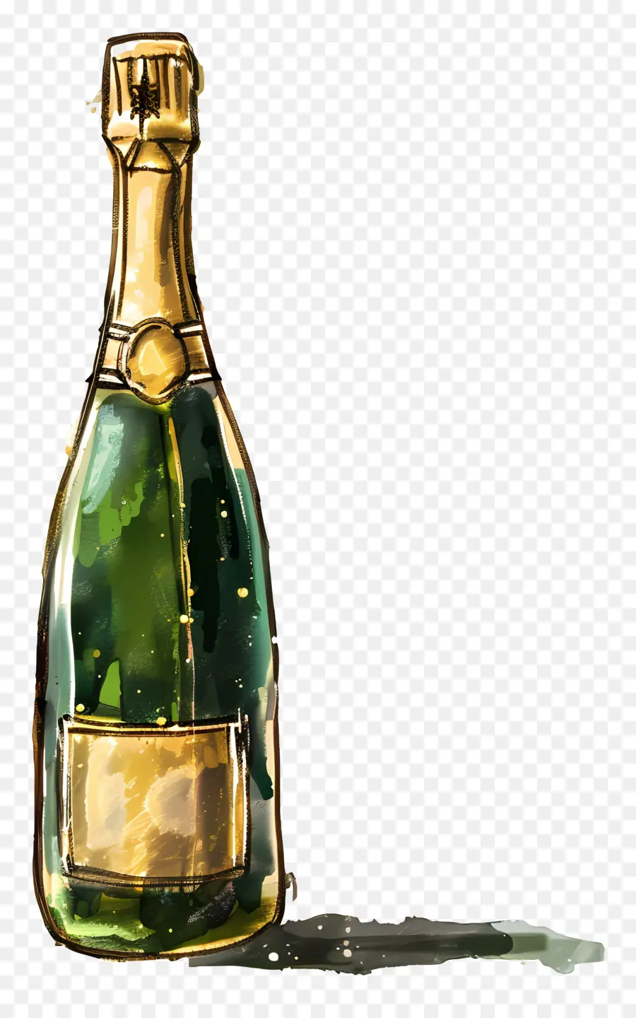 Botella De Champagne，Champaña PNG