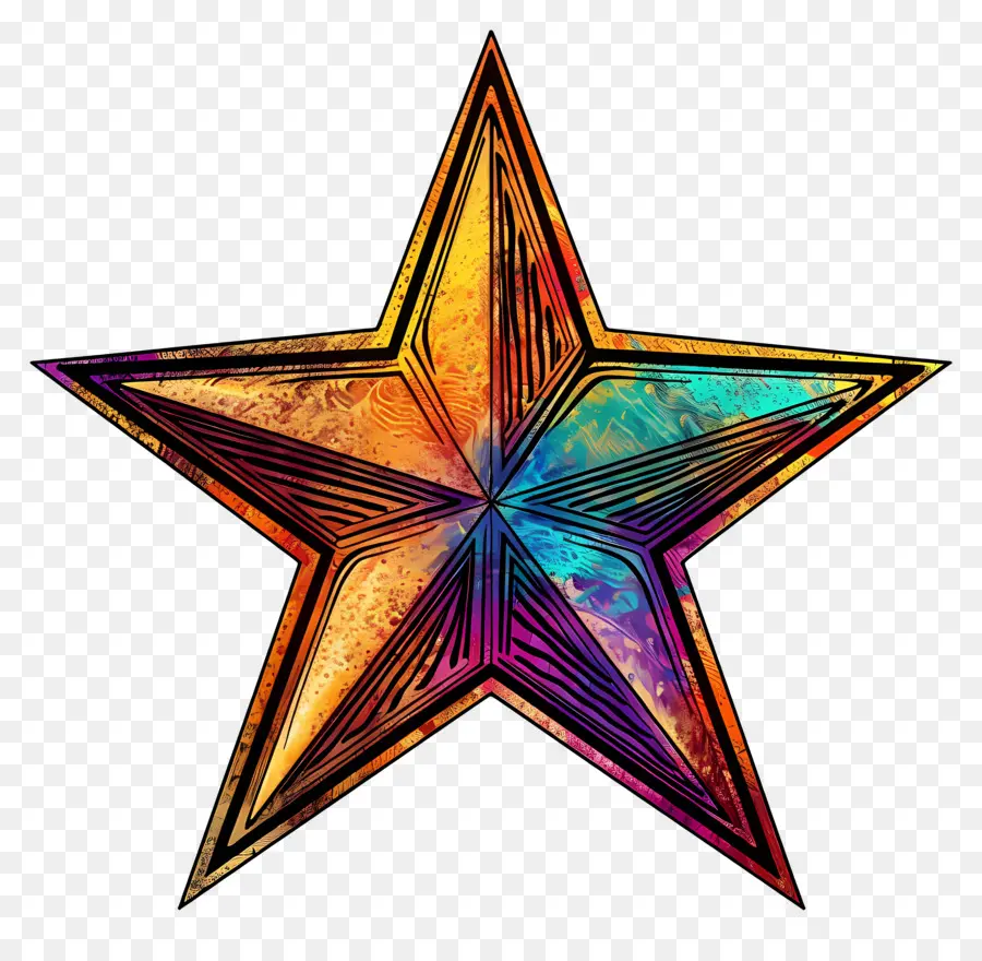 Estrella，Arco Iris De Estrellas PNG