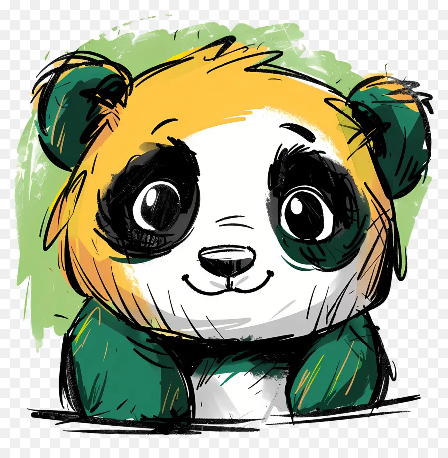 Linda Cara De Panda，Oso Panda PNG