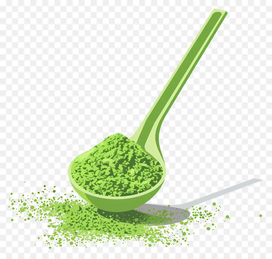 Socada De Polvo De Matcha，Polvo Verde PNG