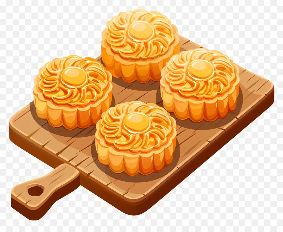 Mooncake，Chino De Pastelería PNG