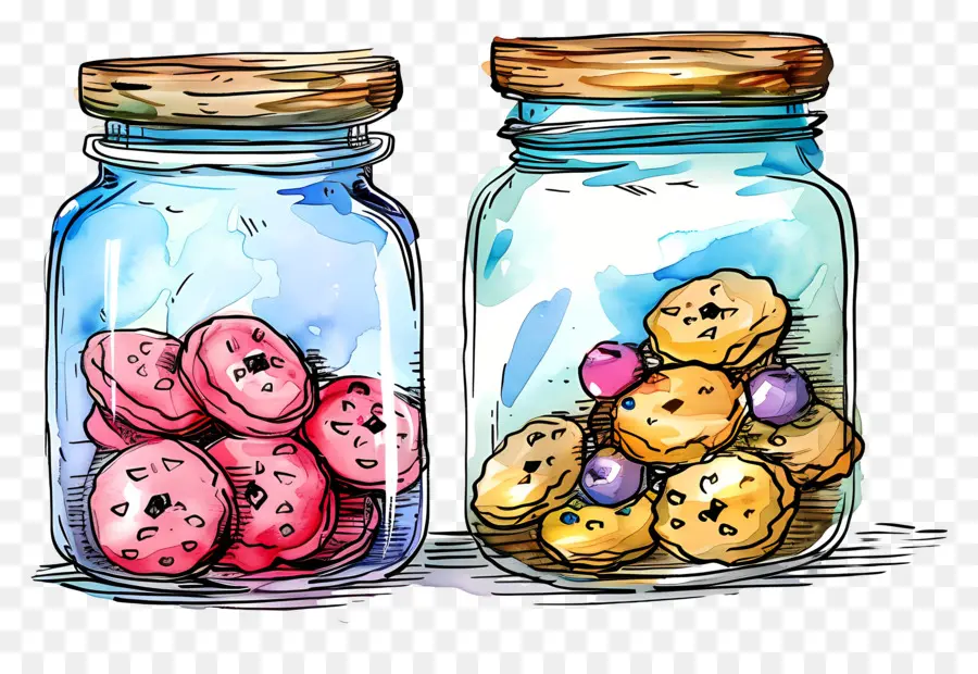 El Tarro De Las Galletas，Jar Mason PNG