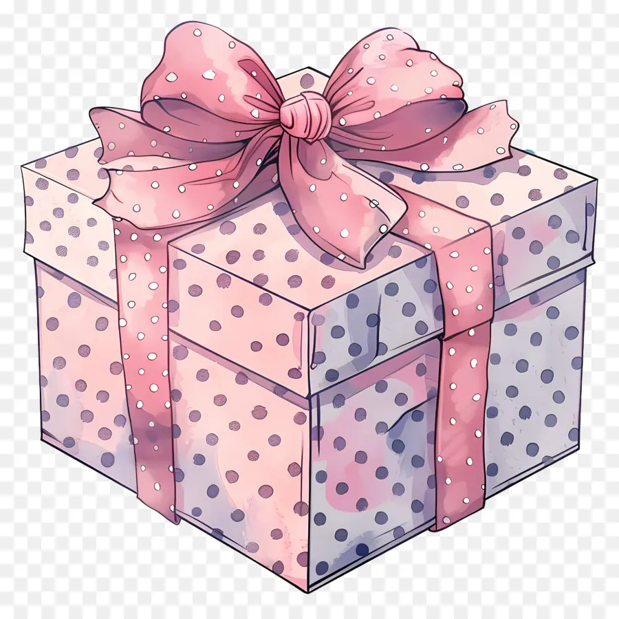 Caja De Regalo，Rosa PNG