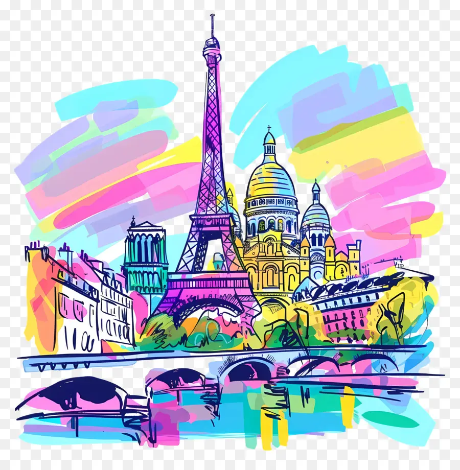 París，Eiffel PNG