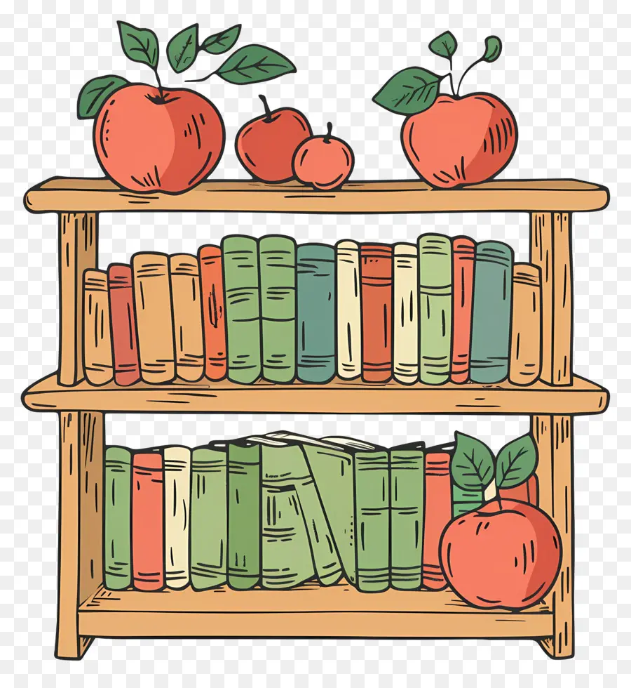 Bookshelf，Libros PNG