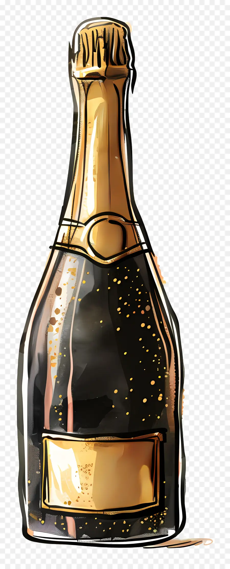 Botella De Champagne，Veuve Clicquot PNG