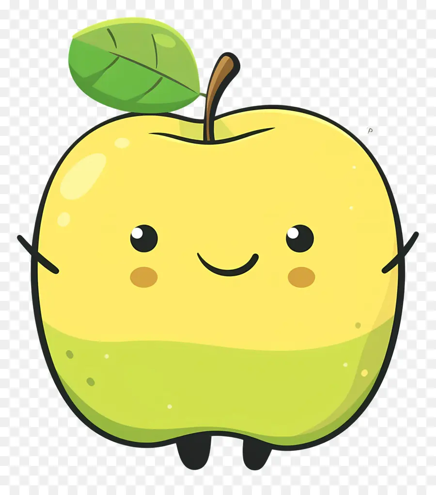 Lindo Apple，Feliz Fruta PNG