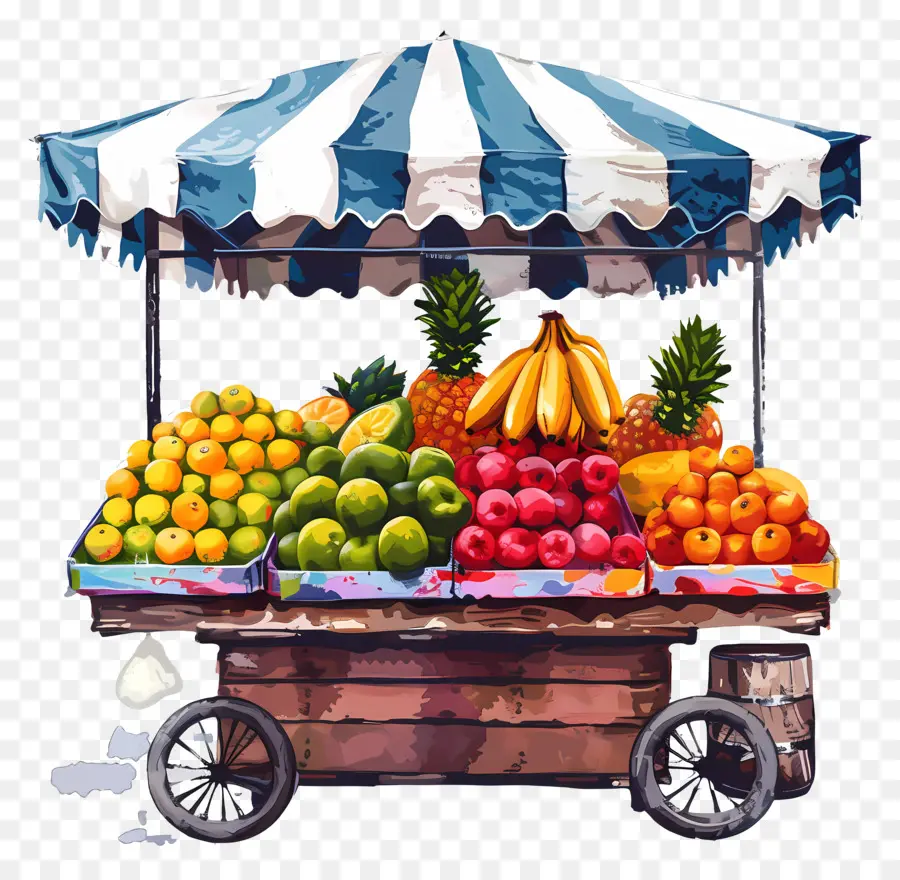 Tienda De Calles，Puesto De Frutas PNG