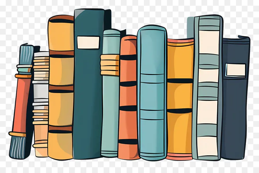 Libros，Pila PNG