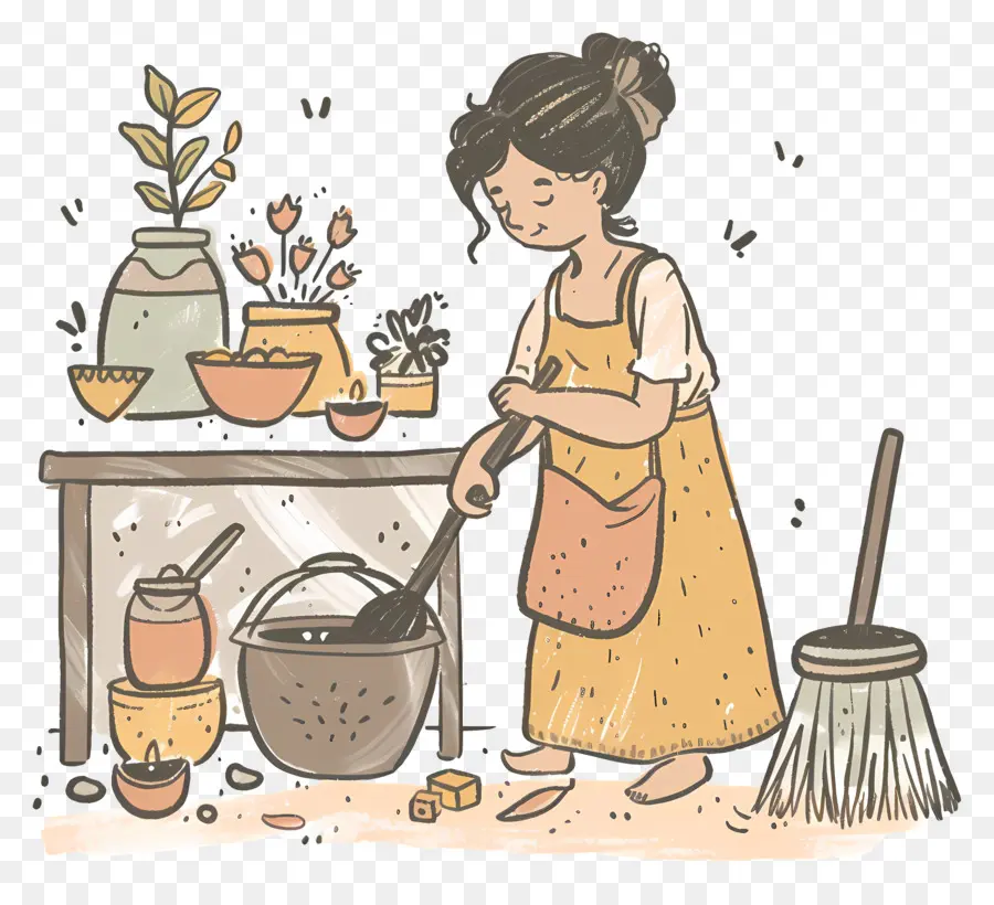 Casa De Limpieza Femenina，La Cocina PNG