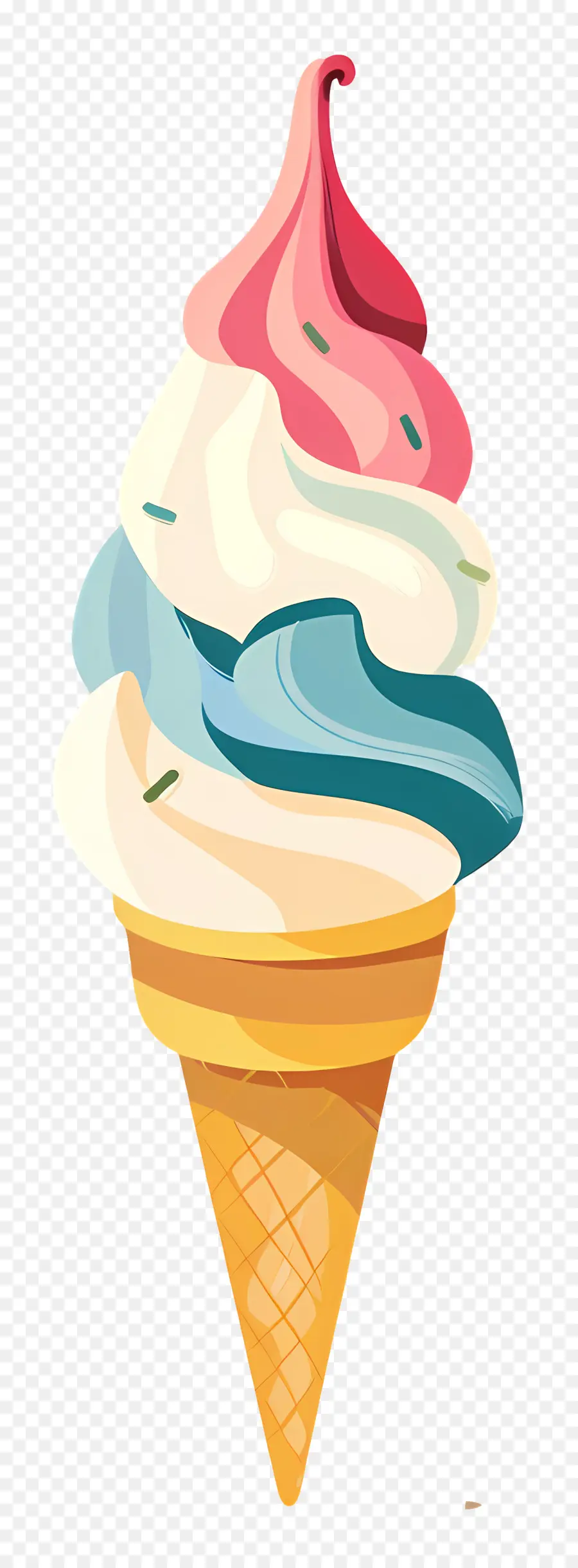 Helado，Cono De Helado PNG