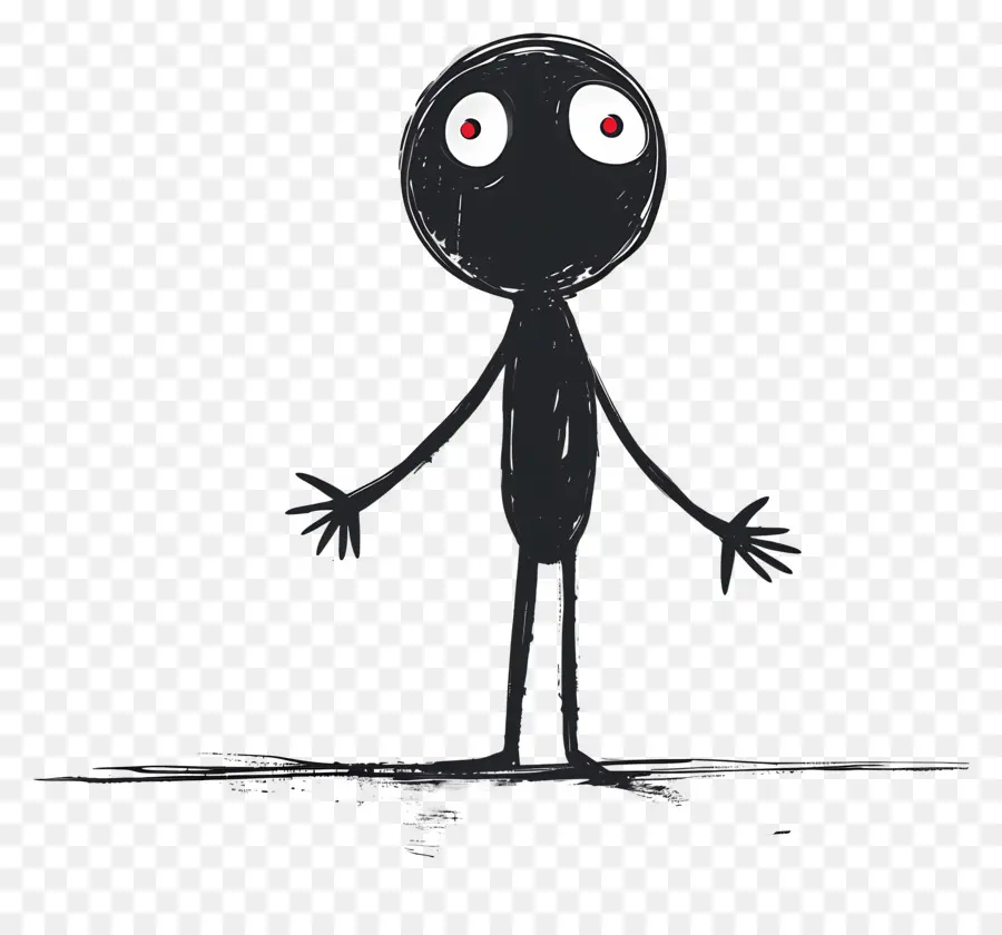 Stickman Confundido，El Arte Abstracto PNG