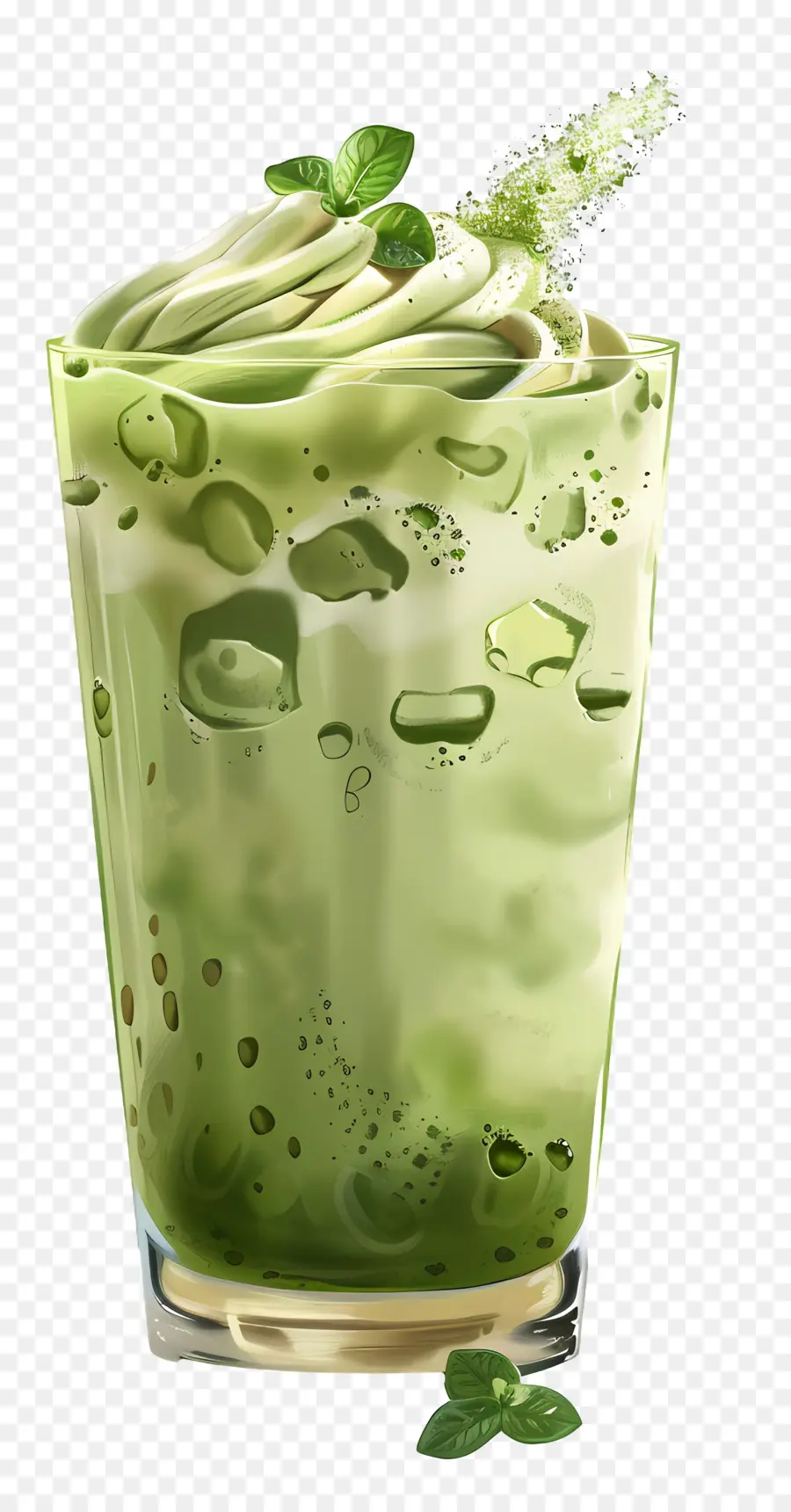 Beber Té Matcha，Té Verde PNG