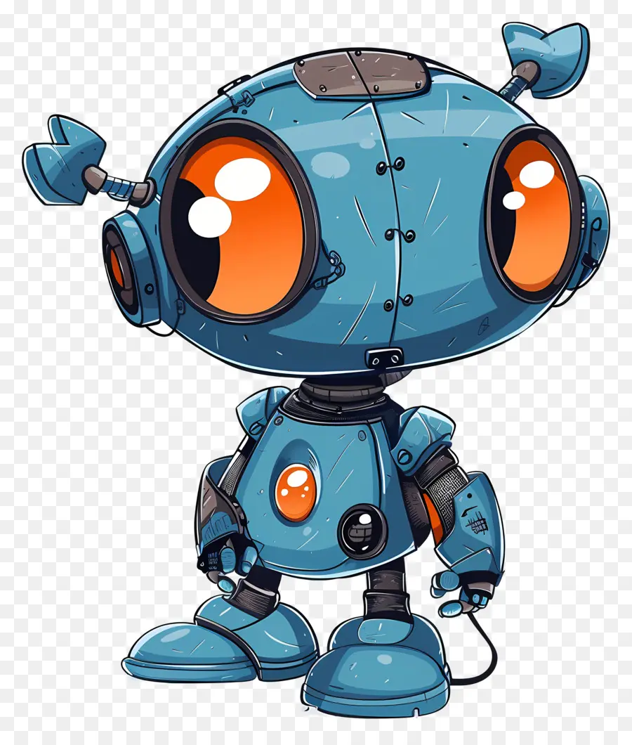 Robot，Azul Robot PNG