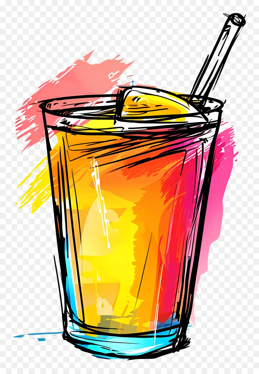 Beber，Bebida Colorida PNG