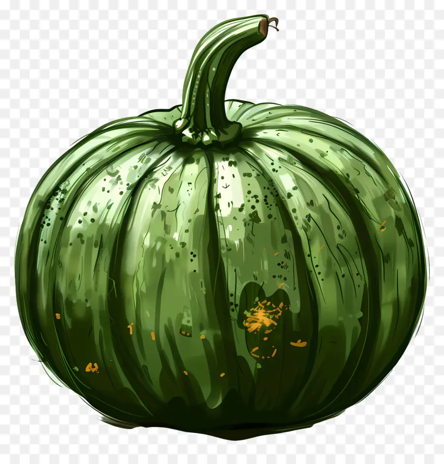 Verde Calabaza，Superficie Brillante PNG