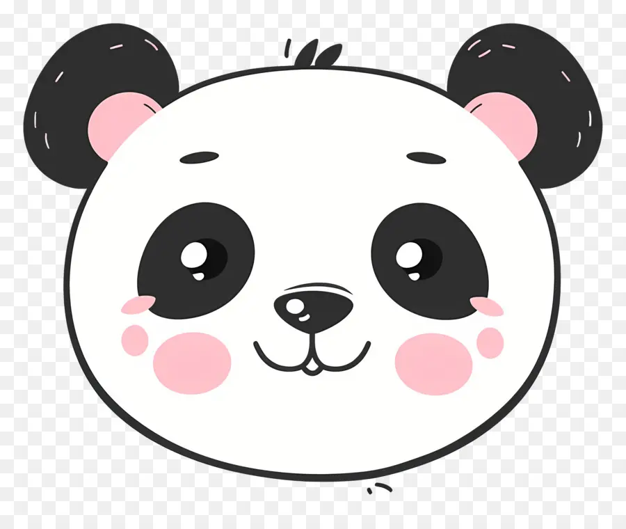 Linda Cara De Panda，Ilustración Panda Bear PNG