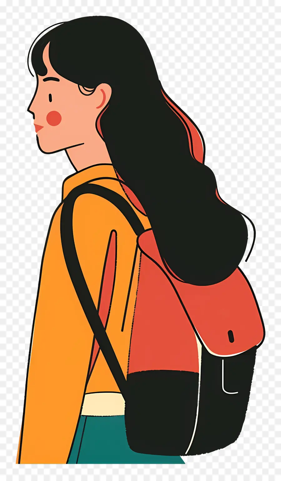 Estudiante，Mujer PNG