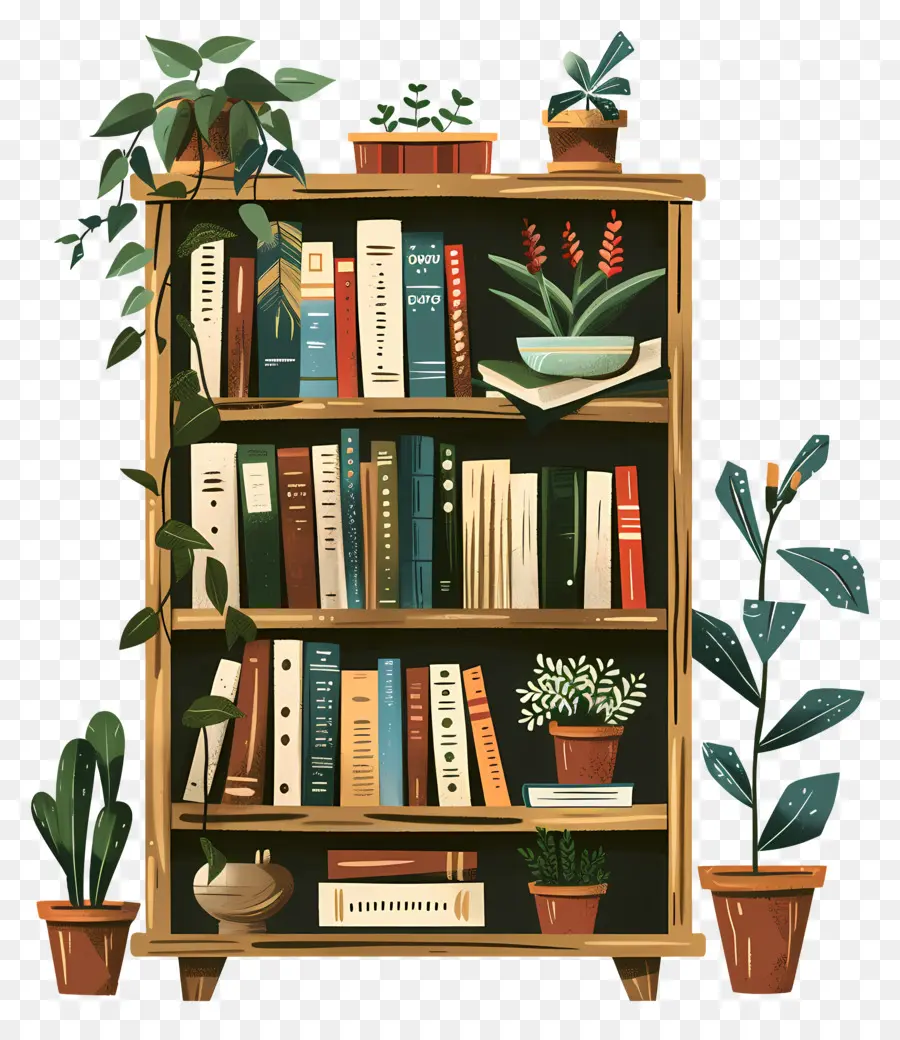 Estantería，Bookshelf PNG