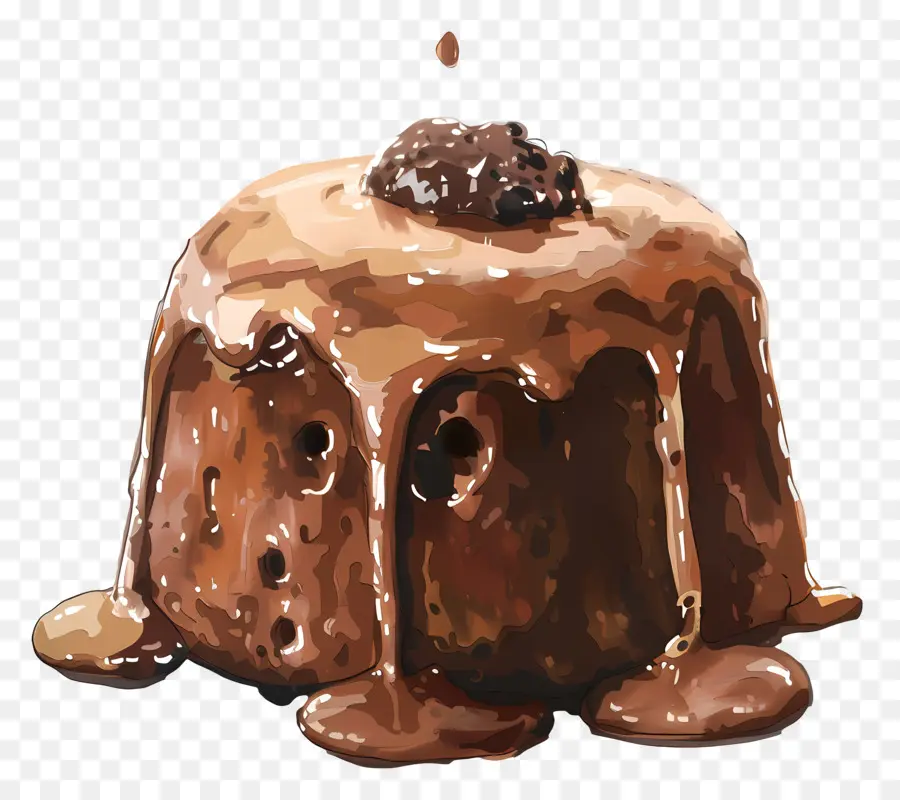 Pastel De Lava，Pastel De Chocolate PNG