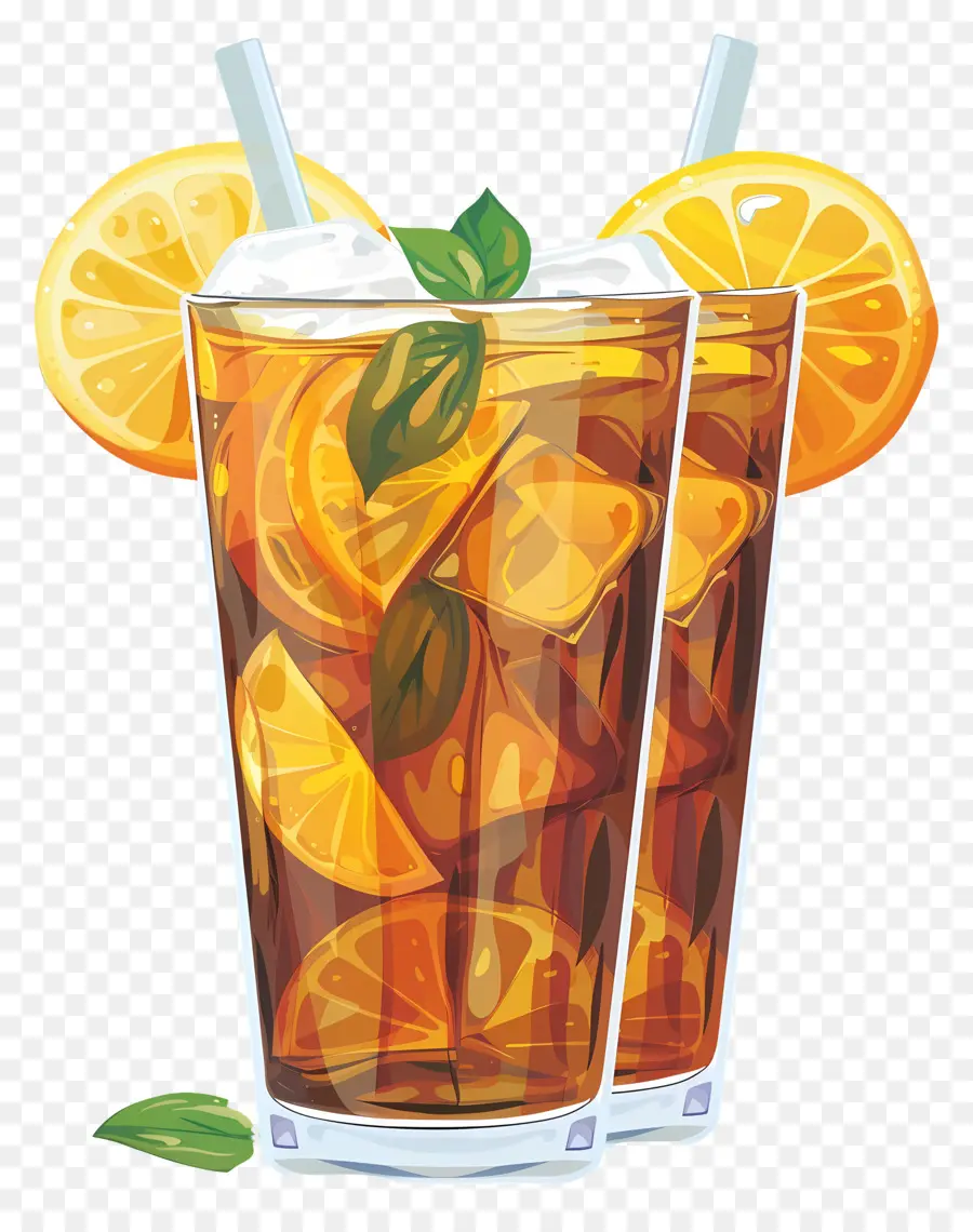 Té Helado，Ice Tea PNG