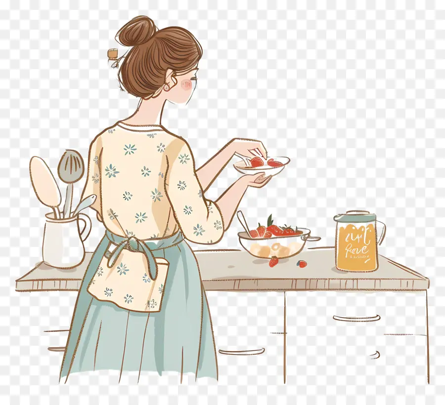 Mujer En La Cocina，La Cocina PNG