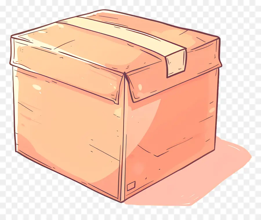 Caja De Envío，Caja De Cartón PNG