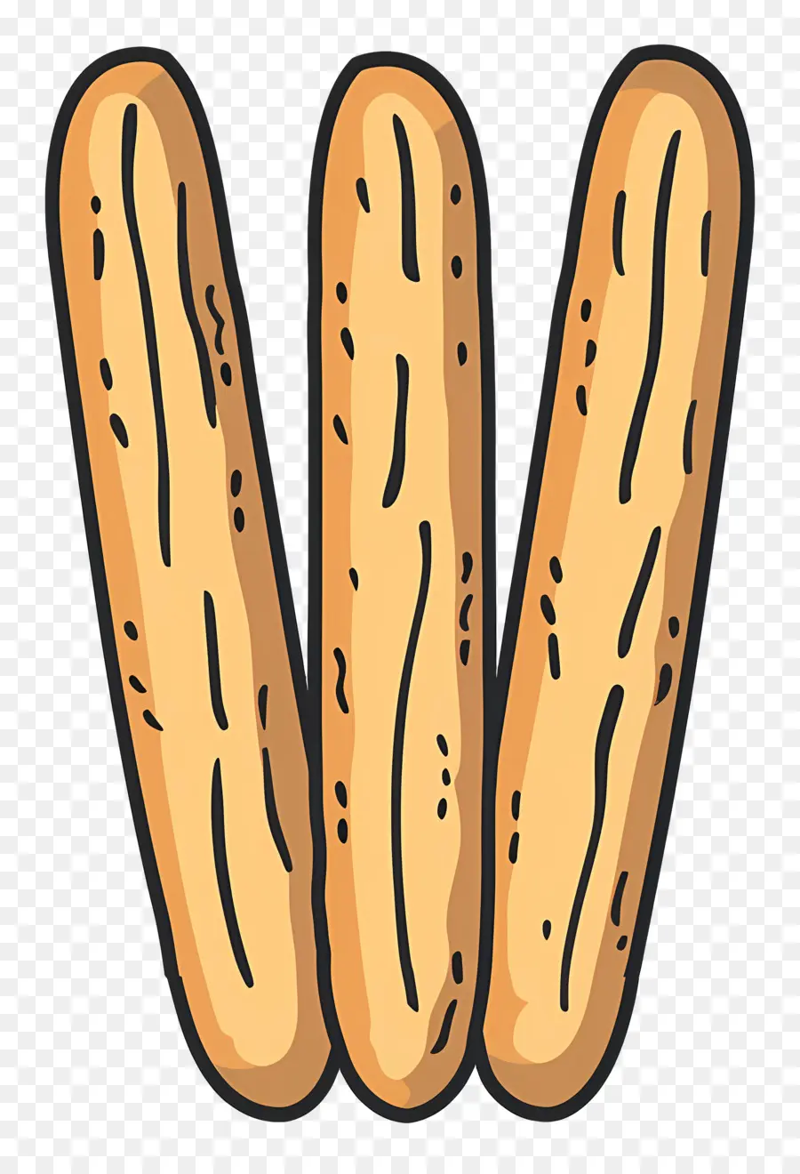 Baguette，Las Papas Fritas PNG