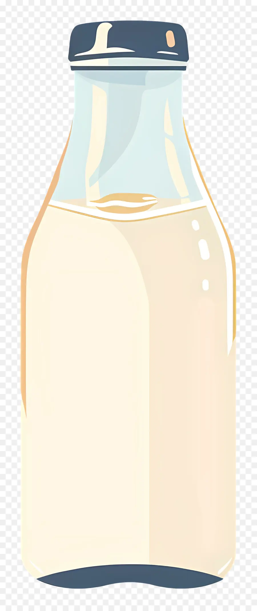 Botella De Leche，Frasco De Vidrio PNG