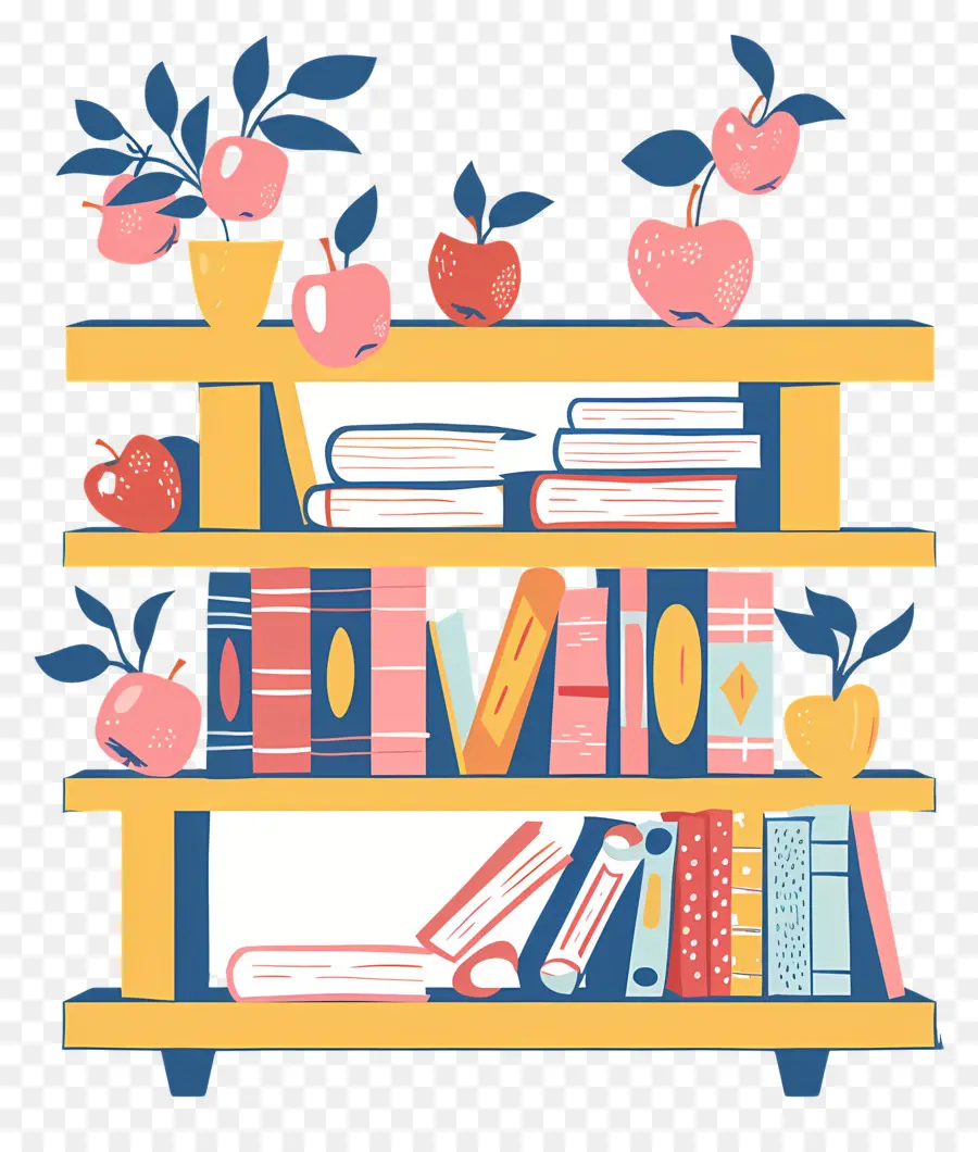 Bookshelf，Libros PNG