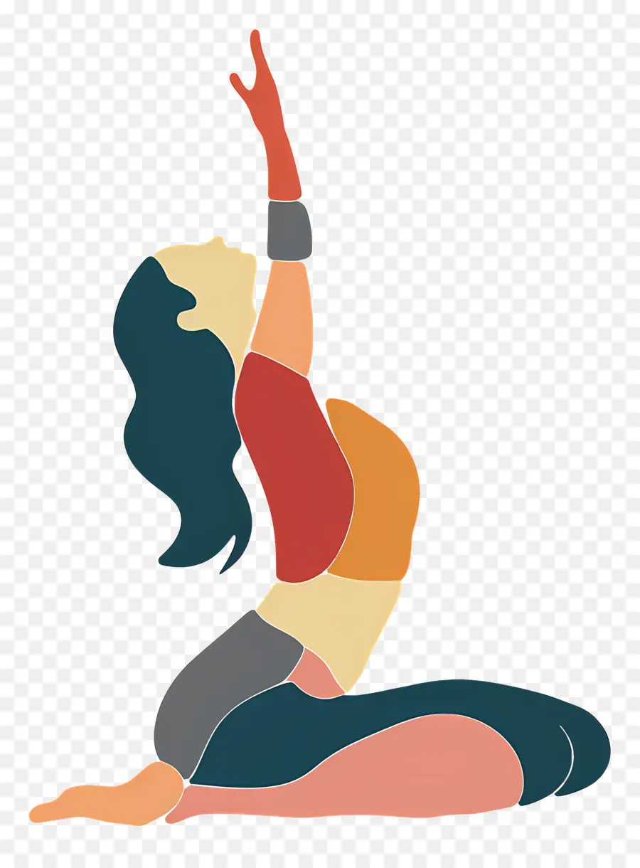 Chica Haciendo Yoga，Yoga PNG