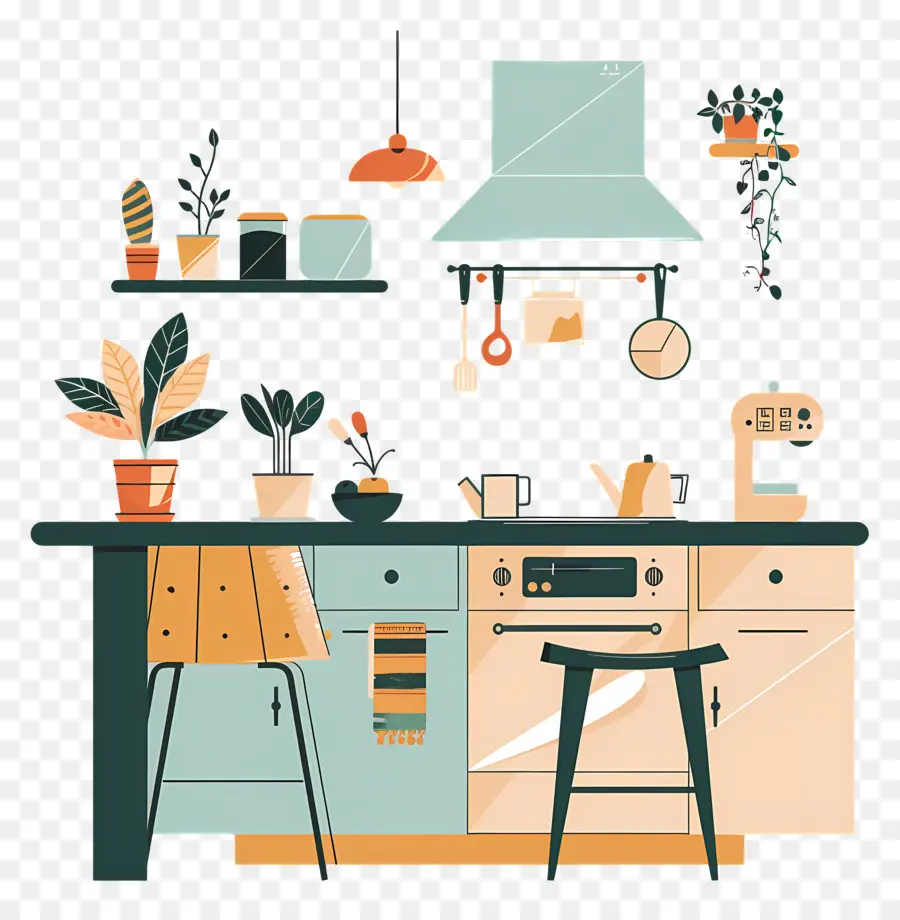 Cocina，La Decoración De La Cocina PNG