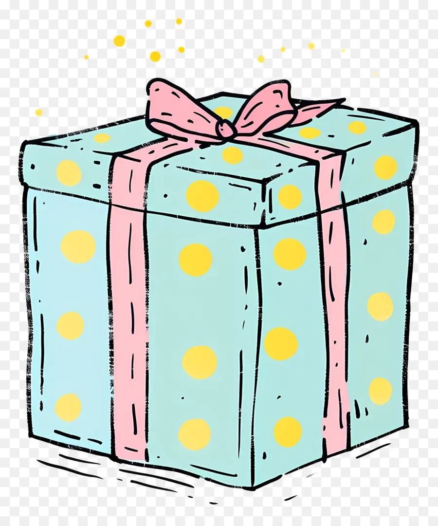 Azul Caja De Regalo，Caja De Regalo PNG