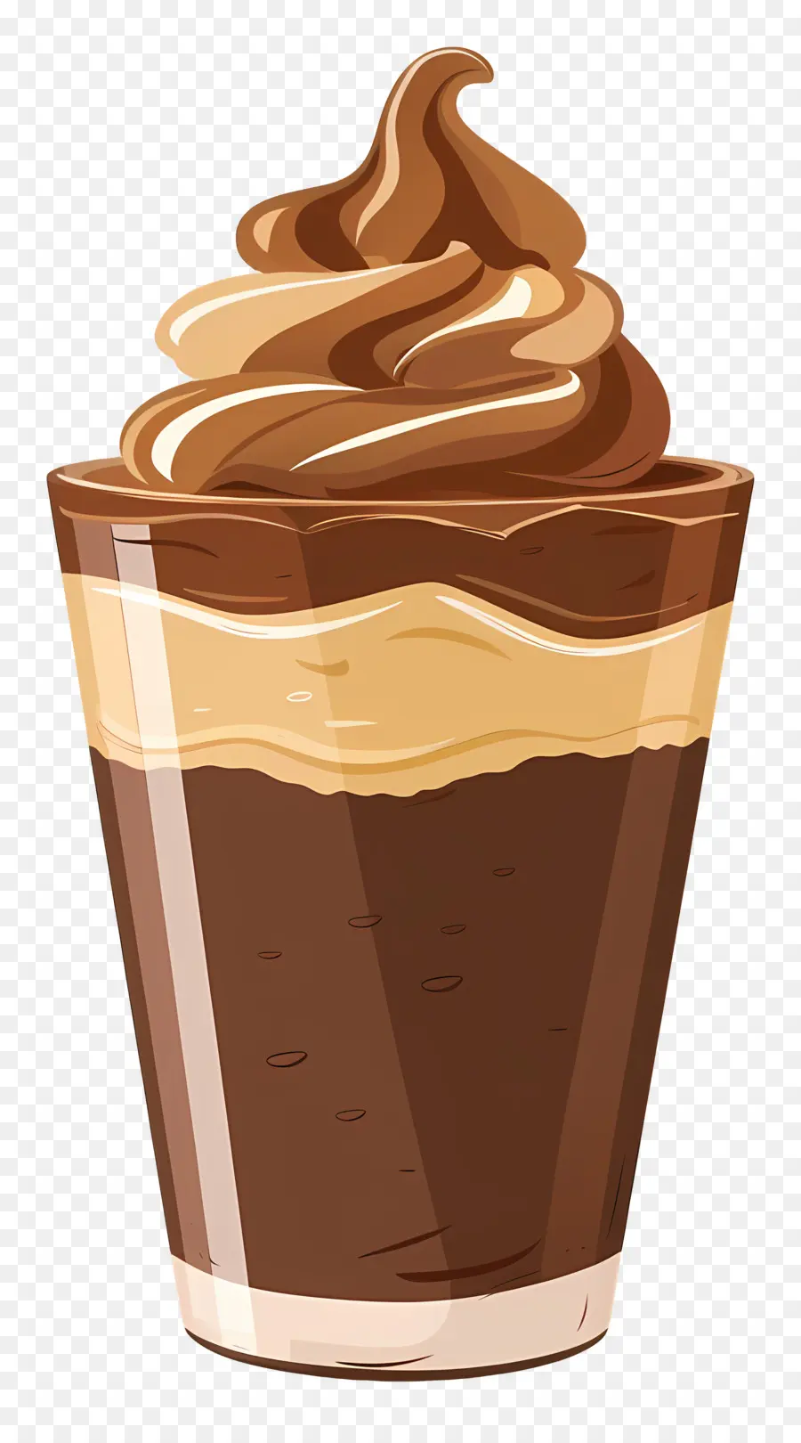 Mousse De Chocolate，Pudín De Chocolate PNG