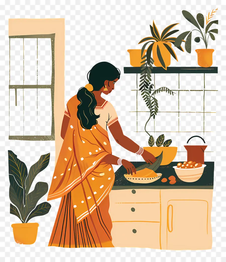 Ama De Casa India，Cocina PNG