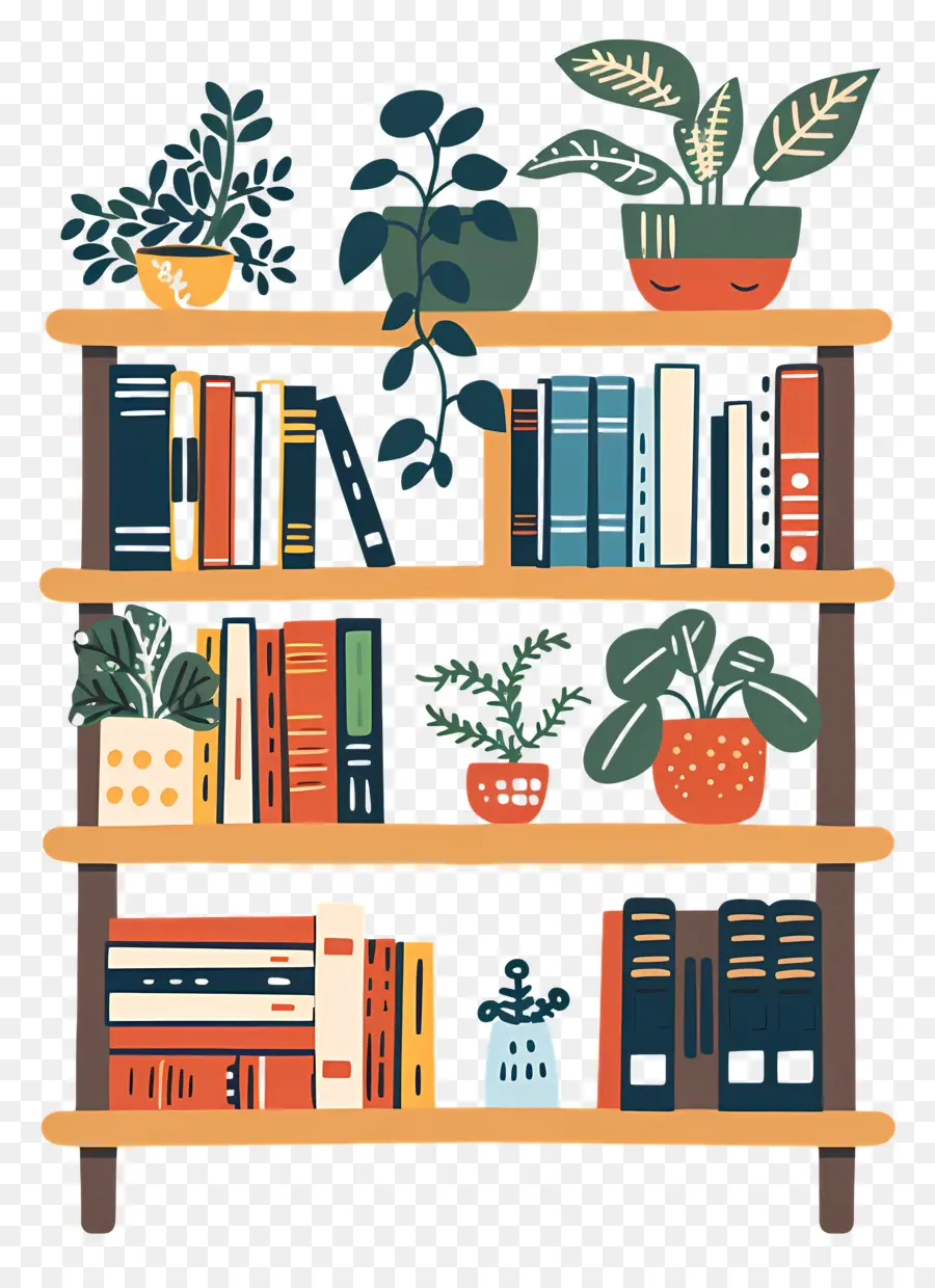 Estantería，Bookshelf PNG