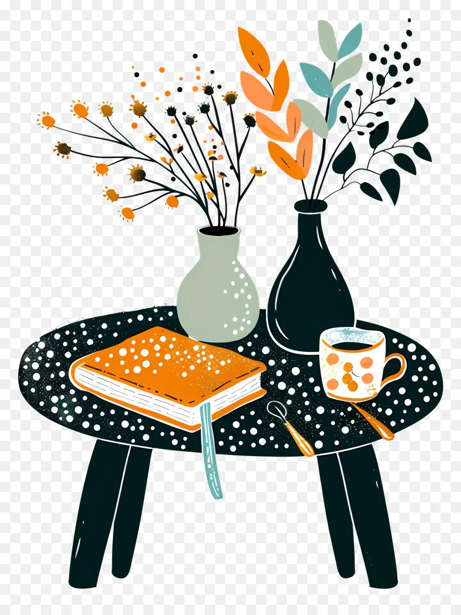 Mesa De Café，Libros PNG