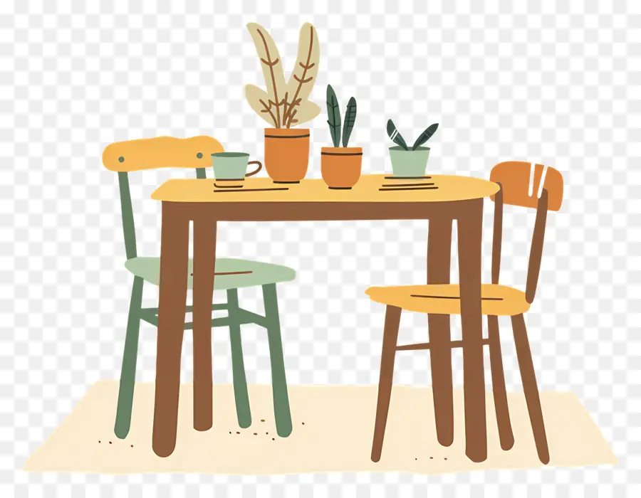 Mesa De Comedor，Mesa De Madera PNG