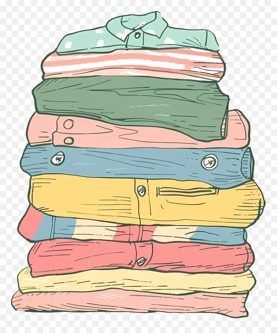 Pila De Ropa，Clothes PNG