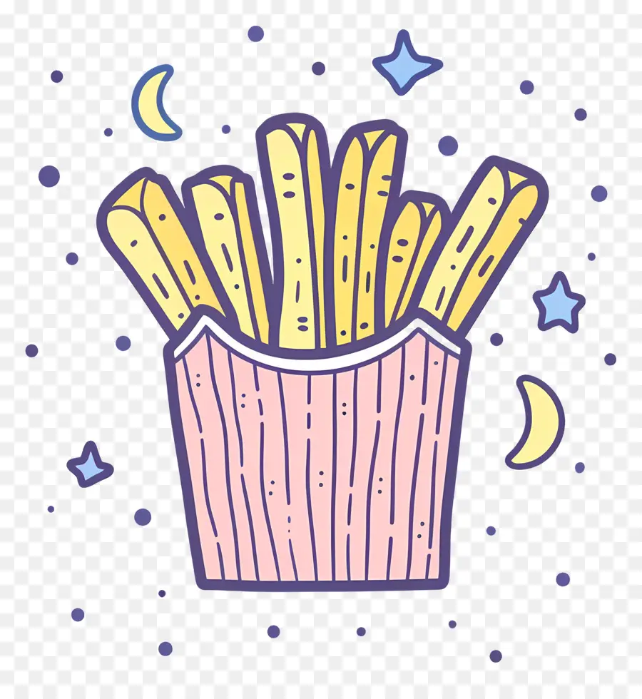 Papas Fritas，Noche PNG