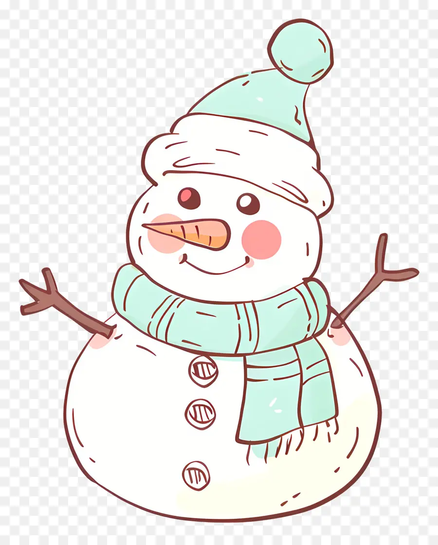 Navidad Muñeco De Nieve，Personaje De Dibujos Animados PNG