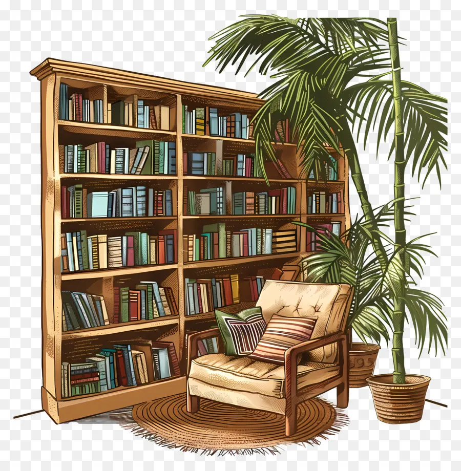 Biblioteca，Libros PNG