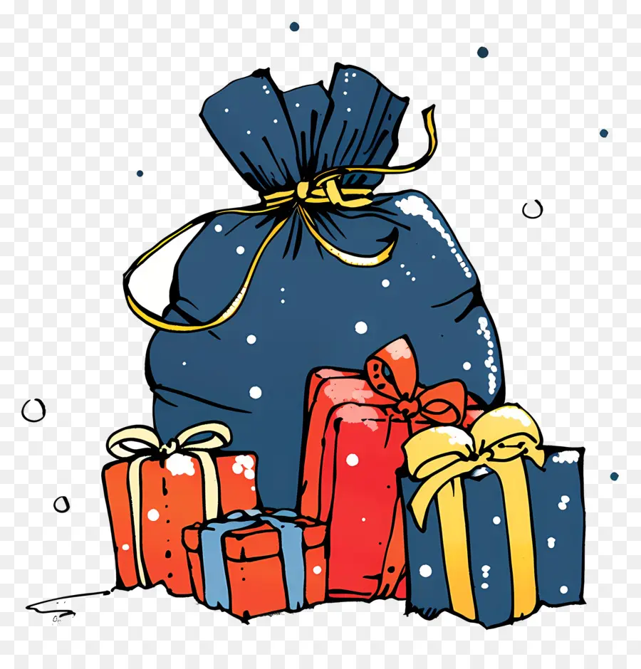 Christmas Presenta，Bolsas De Regalo PNG